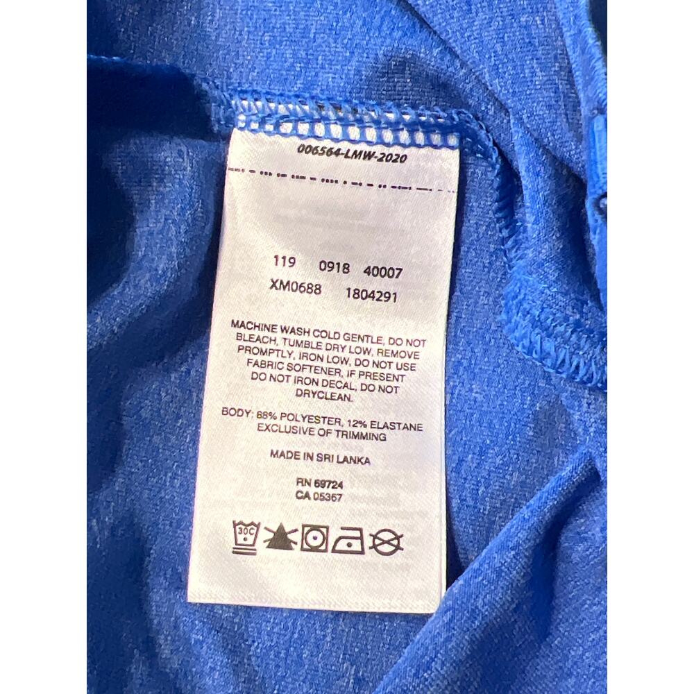 Columbia PFG terminal tackle sun protection fishing longsleeve shirt blue med - Picture 7 of 7